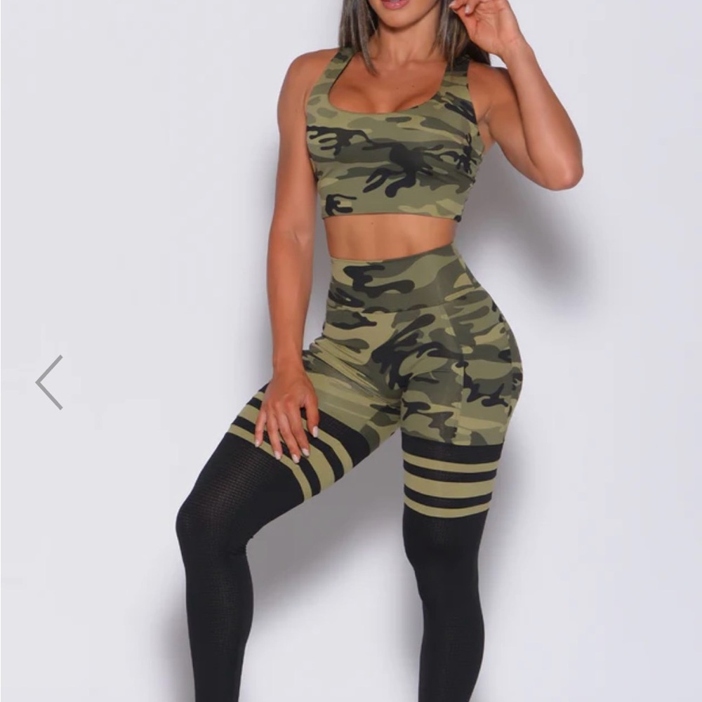 Camo and Black Women's leggings